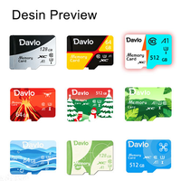 Carte mémoire Micro TF Classe 10 U1/U3 4 Go/8 Go/16 Go avec logo personnalisé OEM pour caméra 360, casque VR et vidéo panoramique
