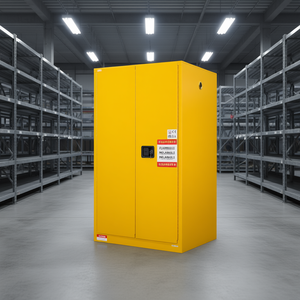 Armoire de stockage pour produits inflammables 37,9 x 34,0 x 65,0 pouces en acier galvanisé laminé à froid avec étagère réglable, usage industriel et commercial - Product Image 2