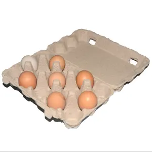 Подгонянный экологически чистый лоток для яиц, картонная коробка с крышкой для формования целлюлозы, 12 20 яиц, картонная коробка/лоток/коробка