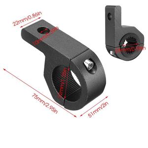 2 Chiếc Khung Lắp Đặt Đèn LED Làm Việc Cho Xe Máy 30-32MM Với Chèn Cao Su Giá Đỡ Xe Máy Kẹp Gắn Hợp Kim - Product Image 5