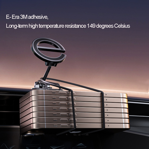 Support de téléphone magnétique créatif et robuste pour voiture, rotation à 360°, pliable, multi-angles, en alliage d'aluminium, support universel, Auto Msafe - Product Image 2
