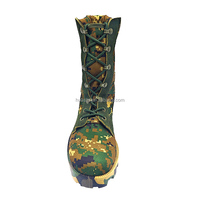 Bottes de combat tactiques en toile robuste, camouflage numérique, style Panama Jungle