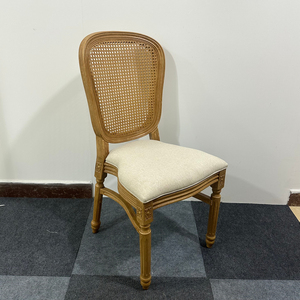 Venta caliente rústico lavado Natural Color resina plástico apilable fiesta alquiler evento boda comedor silla - Product Image 3