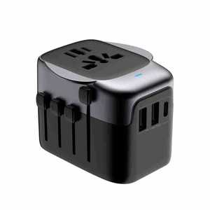 Travel <b>Adapter</b> 2500W 2 <b>USB</b> Ports With Grounding Universal <b>Plug</b> For Travel - Product Image 3