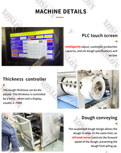 Yoslon trọng lượng khác nhau bột bóng tròn chia bột và tròn máy tự động máy để làm bột tròn quả bóng - Product Image 3
