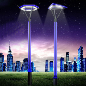 Lampe de jardin LED extérieure en fer antique, éclairage paysager, capteur de mouvement, AC 220V, IP65, résistante à l'eau, lumière chaude - Product Image 3