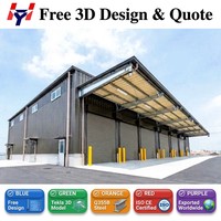 Edificio de Almacenamiento con Estructura de Acero, Oficina en Almacén, Estructura de Acero Ligero, Kit de Construcción de Fábrica para Almacenamiento Comercial