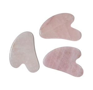 Color rosa bajo precio al por mayor fábrica logotipo personalizado cuarzo rosa cuidado de la piel herramientas de belleza cara adelgazamiento lifting facial Shaper guasha - Product Image 1