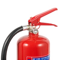Extincteur à poudre sèche ABC de haute qualité, en acier au carbone, avec capuchon rouge, équipement anti-incendie