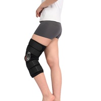 Attelles orthopédiques médicales pour la rééducation des fractures de la jambe chez l'adulte avec charnières à double axe de contrôle du mouvement et support de l'amplitude de mouvement (ROM)