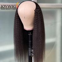 Peluca con Clip de Color Natural de alta calidad, cabello humano de cutícula completa, extensión de cabello de doble estiramiento, Clip en media peluca KS, venta al por mayor