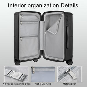 ชุดกระเป๋าเดินทางแบบแข็ง 3 ชิ้น ผลิตจากวัสดุ PC ทนทาน น้ำหนักเบา พร้อมล้อหมุน 360 องศา ระบบล็อค TSA ดีไซน์ทันสมัย เหมาะสำหรับทุกเพศ - Product Image 4