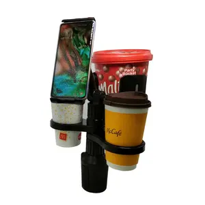 Universal ABS Silikon 360 Grad Rotation einstellbar mehrere Auto-Wasserbecherhalter für die meisten Smartphones und Tablets Wasser Telefon