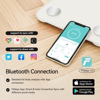 Balance connectée intelligente Welland pour la composition corporelle, usage domestique, électronique, numérique, prise en charge OEM et ODM personnalisée