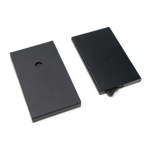 Casekey OEM New Style Auto-Eject Mini Minimalist Men Slim Metal Smart <b>Wallet</b> Aluminum Pop up RFID Blocking Credit Card <b>Holder</b> - Product Image 3