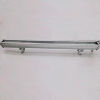 Projecteur mural LED RGBW linéaire en aluminium moulé, étanche IP67, 24V, avec contrôle DMX512, angle de faisceau 10-120° pour extérieur