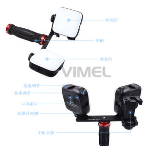 Lumière de photographie intra-orale dentaire LED colorimétrique intelligente de poche portable avec lumière de remplissage pour téléphone portable - Product Image 1