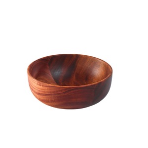 Bol en bois de qualité supérieure, fait main, en bois naturel, pour la maison, la cuisine, la salle à manger et les restaurants, disponible à la vente - Product Image 1