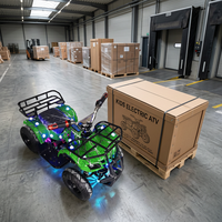Quad électrique pour enfants 250W, véhicule tout-terrain 12V à batterie, vente en gros pour parcs d'attractions commerciaux