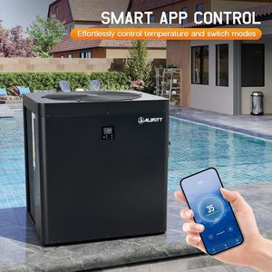 ปั๊มความร้อนสำหรับสระว่ายน้ำ Albott 150000 BTU ไฟฟ้า 220-240V ควบคุมผ่าน WiFi สำหรับสระว่ายน้ำกลางแจ้งขนาดไม่เกิน 45000 แกลลอน - Product Image 5