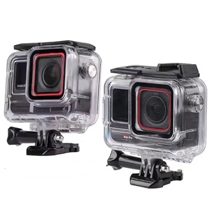 Accessoire de remplacement pour caméra d'<span class=keywords><strong>action</strong></span>, boîtier étanche 60M pour Insta360 Ace/Ace Pro 2, coque de protection pour plongée - Product Image 2