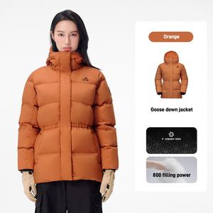 Veste en duvet Pelliot Outdoor 800 Puff pour femme, nouvelle veste d'hiver ultra-légère, chaude, ajustée, polyvalente, à capuche, en duvet d'oie - Product Image 6