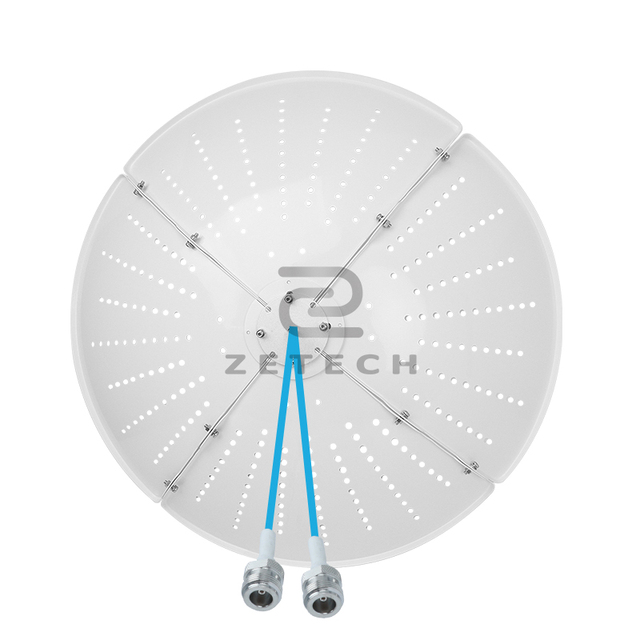 Customized 2*2 MIMO Outdoor Omni Directional Antenna High Gain 22dBi 2400-2500MHz Parabolic Dish for WIFI