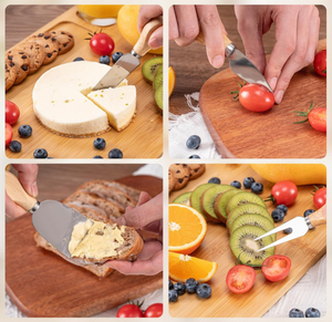 Planches à Charcuterie Professionnelles pour <span class=keywords><strong>la</strong></span> Maison et <span class=keywords><strong>la</strong></span> <span class=keywords><strong>Cuisine</strong></span> en Gros, Planches à Fromage en Bambou Multifonctionnelles et Durables de Haute Qualité avec Ensemble de Couteaux - Product Image 6