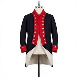 Manteau Britannique Continental en Laine Imperméable pour Homme, Style Révolutionnaire, Double Boutonnage, Costume Historique Sur Mesure - Product Image 1