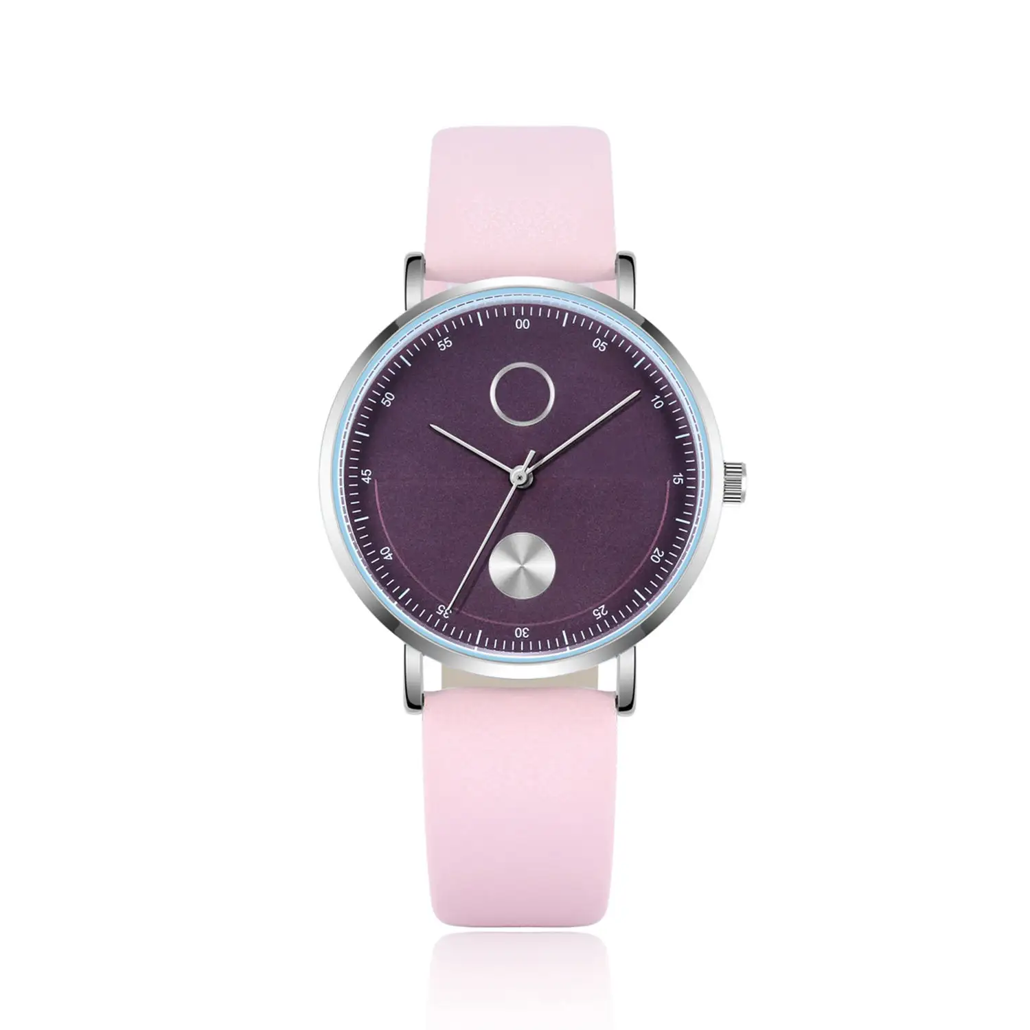 Jam tangan wanita Quartz Jepang Movt Excel punggung baja tahan karat jam tangan olahraga Logo kustom 3ATM kedap air harga murah