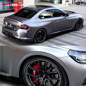 Kit carrosserie pour <span class=keywords><strong>BMW</strong></span> Série 2 G42 Coupé, style M Performance, pare-chocs, extensions de garde-boue latérales, sourcils de roue, pour 225i <span class=keywords><strong>240i</strong></span> 2021+ - Product Image 4