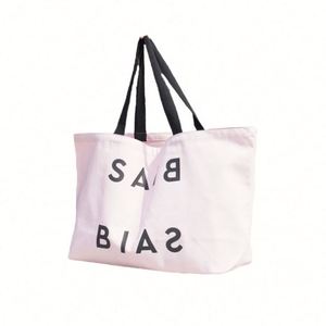 Promotion Custom Printed Logo Durable Natural Cotton Canvas Shopping Tote Bag Low MOQ - Product Image 3
