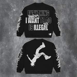 Personalizada de alta calidad de gran tamaño Hip Hop 100% algodón camiseta de manga larga para los hombres - Product Image 1