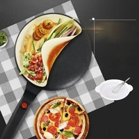 Vente en gros petite crêpière chauffante simple face poêle à gâteau électrique multifonctionnelle pour la maison
