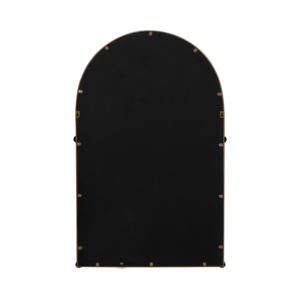Specchio da parete ad arco con cornice in ferro e pomelli per decorare camera da letto, bagno e vanità - Product Image 5