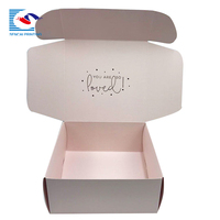 Feuille d'aluminium argenté personnalisé, lot de, emballage cadeau, boîte en papier rose, vente en gros