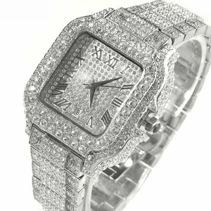 Reloj Unisex de Alta Calidad con Estilo Brillante, Reloj de Lujo para Hombre con Moissanita, Números Romanos, Resistente al Agua - Product Image 4