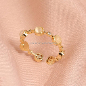 Nuovissimo Anello da Donna con Cristalli, Anello con Diamante, Anello in Oro da <span class=keywords><strong>2</strong></span> Grammi - Product Image 4
