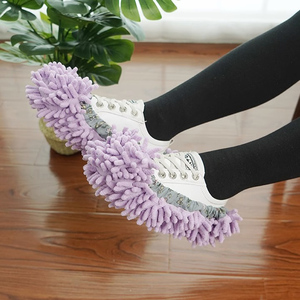 <span class=keywords><strong>Microfibre</strong></span> Chenille Accueil Chiffon Nettoyage Chaussures Couverture Écologique Réutilisable Couvre-chaussures Vadrouille - Product Image 3