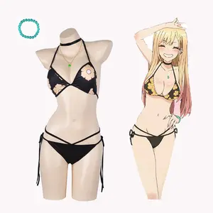 Anime My Dress-Up Darling Marin Kitagawa Cosplay Costume Swimwear Outfits Halloween Carnival Suit Women's Sexy Lingerie