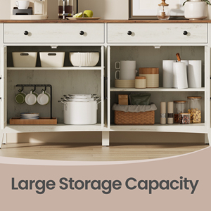 <span class=keywords><strong>VASAGLE</strong></span> Colección LIRY, Mueble <span class=keywords><strong>de</strong></span> Estilo Rústico con Cajones, Mueble <span class=keywords><strong>de</strong></span> <span class=keywords><strong>Almacenamiento</strong></span> con Puertas y Estante Ajustable - Product Image 5
