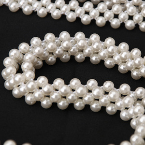 Cinto de Cintura Feminino Coreano com Pérolas e Strass para Vestido, Corrente Corporal para Decoração de Festa, Atacado - Product Image 4
