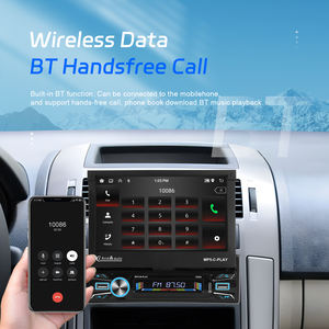 Podofo 7 "1 Din Android <span class=keywords><strong>Autoradio</strong></span> 2 + 64G Écran tactile rétractable motorisé sans fil Carplay GPS Wifi <span class=keywords><strong>Autoradio</strong></span> stéréo de voiture - Product Image 2