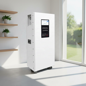 EU Stock 15kWh <b>Battery</b> 51.2V 300Ah Off Grid Home <b>Backup</b> 8000+ Cycles 7-Inch Touchscreen BMS - Product Image 3