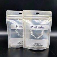 Sac d'emballage pour appareils dentaires mignon et amusant, pochette à fermeture éclair personnalisée pour accessoires orthodontiques, produits de soins dentaires