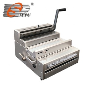 Elertic Heavy Duty Kalender Notizbuch Locher Maschine mit Draht näher - Product Image 1