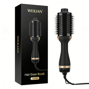 <span class=keywords><strong>Brosse</strong></span> Sèche-Cheveux Professionnelle 3-en-1 Styler à Air Chaud Ionique Céramique pour Brushing de Salon, Bouclage <span class=keywords><strong>et</strong></span> Lissage - Product Image 2