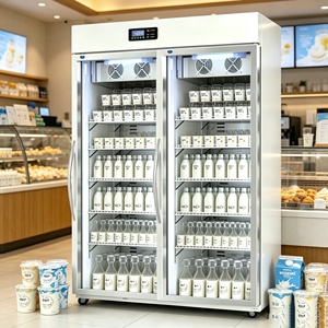 Machine à yaourt commerciale à double porte, machine de fermentation automatique, équipement de fermentation de yaourt réfrigéré automatique - Product Image 2