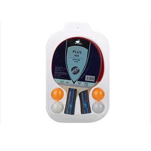 Juego de Palas de Entrenamiento para Principiantes YoungJoy Serie <span class=keywords><strong>BOER</strong></span>, 2 Palas, 3 Pelotas, Madera Pura de 7 Capas, Punta Ligera, Tenis de Mesa Pesado - Product Image 4