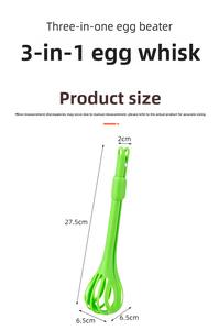 <span class=keywords><strong>Batidor</strong></span> <span class=keywords><strong>manual</strong></span> <span class=keywords><strong>de</strong></span> plástico para cocina y mezclador <span class=keywords><strong>de</strong></span> crema con clip para huevos cocidos, <span class=keywords><strong>batidor</strong></span> <span class=keywords><strong>de</strong></span> alimentos y tijeras para uso diario - Product Image 3
